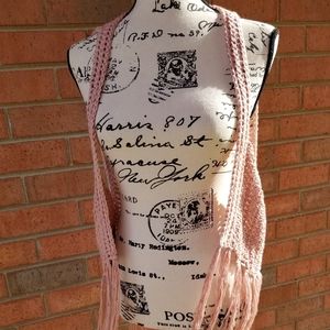 NWT Handmade Boho Vest/Beach Cover Size Large